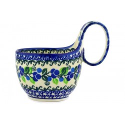 Bowl - 4" with Handle - Blue Berry