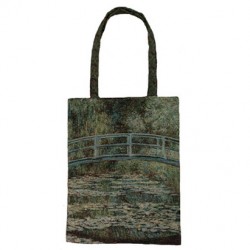 Monet Japanese Footbridge Tote Bag Made in France