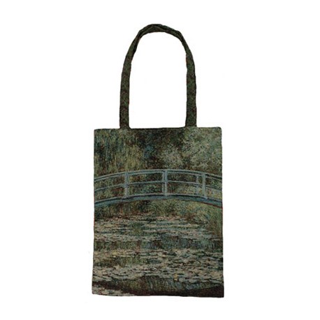 Monet Japanese Footbridge Tote Bag Made in France