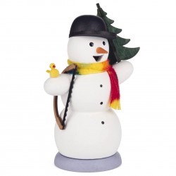 Snowman with Tree Incense Smoker