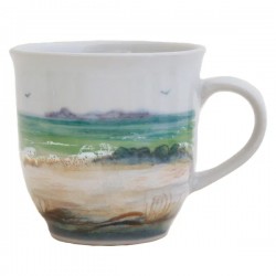 Scottish Stoneware Mug - Scottish Seascape - Handmade in Scotland