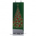 Flat Candle - Golden Christmas Tree