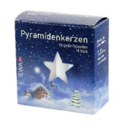 German Pyramid Candles Large 17mm