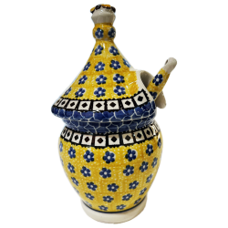 Honey Jar with Dipper - Sunburst