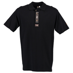 German Traditional Men's Fest Polo Shirt Black
