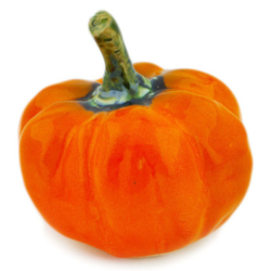 Polish Pottery Pumpkin - 5"