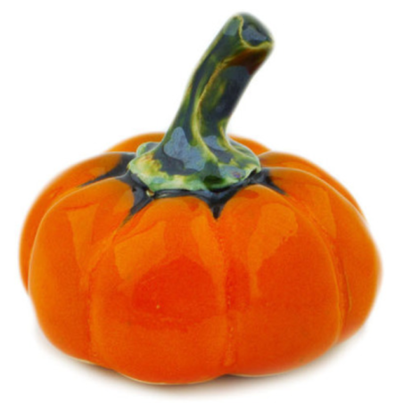 Polish Pottery Pumpkin - 5"