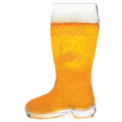 Glass Beer Boot - 1-Liter
