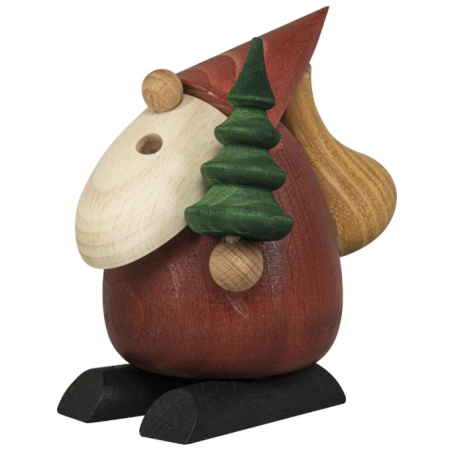 Santa with Tree Incense Smoker Handmade in Germany