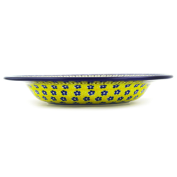 Polish Pottery Pasta or Soup Bowl 10" Sunburst