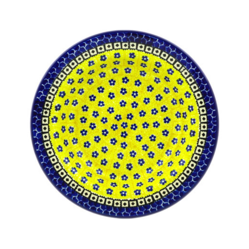 Polish Pottery Pasta or Soup Bowl - 10" - Sunburst