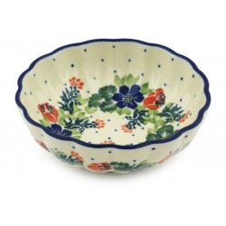 Scalloped Bowl - 5" - Garden Party