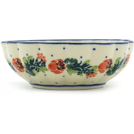 Scalloped Bowl - 5" - Garden Party