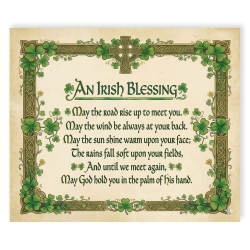 Swedish Dishcloth Irish Blessing