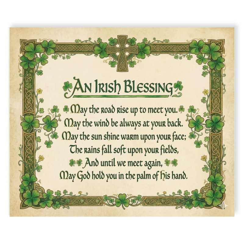 Swedish Dishcloth Irish Blessing
