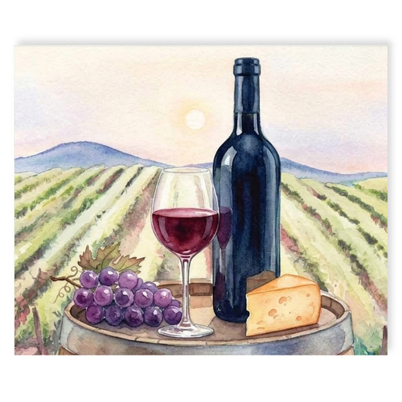 Swedish Dishcloth Vineyard