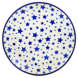 Polish Pottery Plate - 8" - Starlight