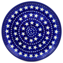 Polish Pottery Plate - 6" - Midnight Stars