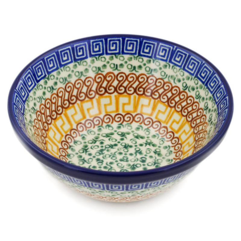 Polish Pottery Bowl - 5.5" - Autumn