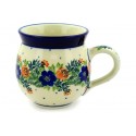 Polish Pottery Bubble Mug 12 oz Garden Party