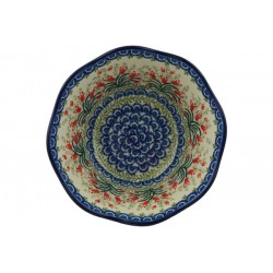 Wavy Bowl - 8" - Crimson Bells